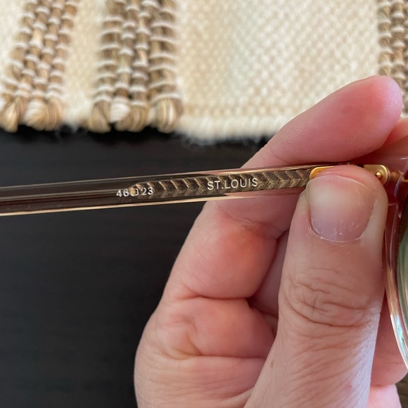 Krewe St. Louis Round Sunglasses, Petal 24k - Picture 8 of 8